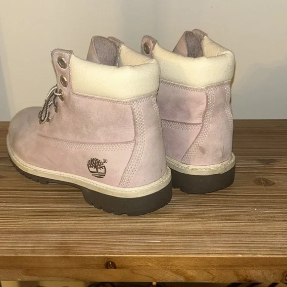 Vintage Timberland Pink Boots - Picture 2 of 5